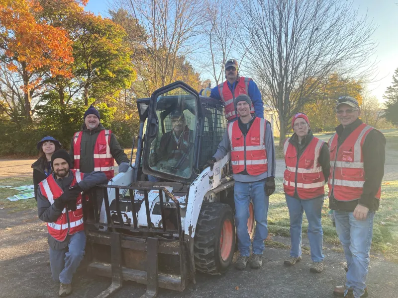 Tractor Tire Drive volunteers