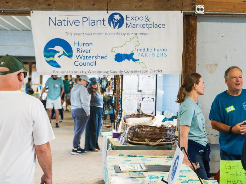 Sponsor banner example at NPEM 2025