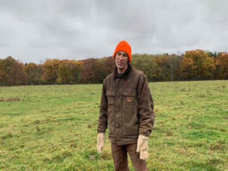 2020 Beginning Conservation Farmer of the Year Awardee, Jon Cox of Baseline Farm