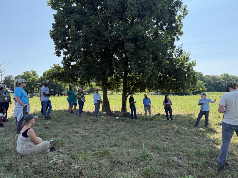 Farm tour at Whitney Farmstead, Washtenaw County