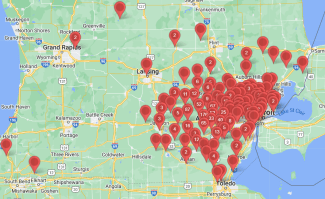 Geographic distribution of Milkweed Giveaway participants