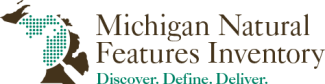 Michigan Natural Features Inventory logo - Discover. Define. Deliver.