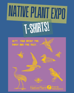picture of native plant expo shirts