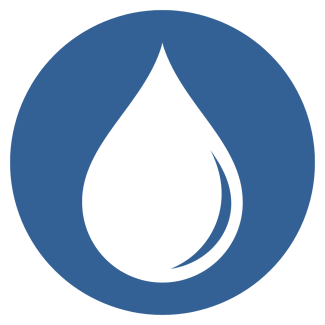 Rain Barrel water drop icon