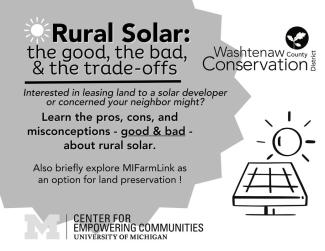 Rural Solar presentations details