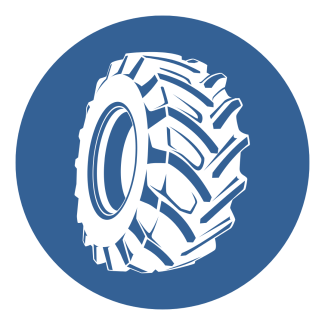 Tractor tire icon