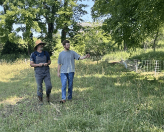 TSP helping a farmer