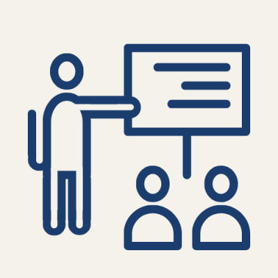 Simple presentation icon