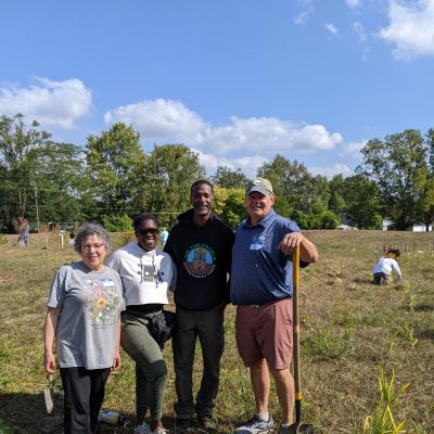 We the People Opportunity Farm - rain garden volunteers & organizers