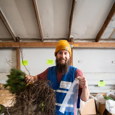 Doug with tree